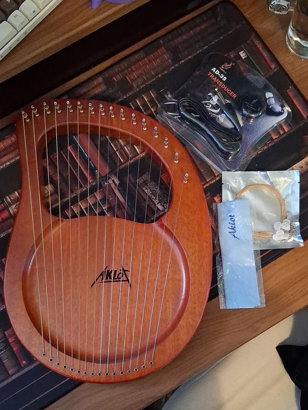 Aklot Lyre Harp 16 String
